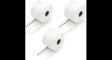 Label Tape Geschikt voor Dymo 11354 | 57 x 32 mm | S0722540 - Wit - 1000 labels per Rol - 3 stuks - Geschikt voor: 310 320 330 400 400 Turbo 400 Duo 450 450 Turbo 450 Twin Turbo 450 Duo 4XL Wireless