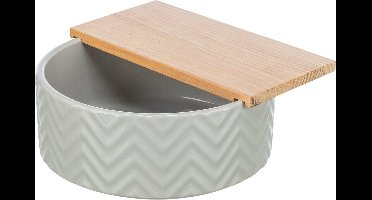 Trixie - Zandbad Met Platform - Muizen/Hamsters - Keramiek/Hout - 24X24 cm/25X9 cm