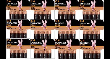 Duracell Plus C - alkaline batterijen 48 Stuks