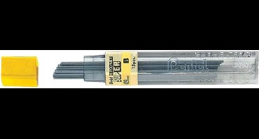 Potloodstift pentel b 0.9mm 12st zwart | 12 stuks