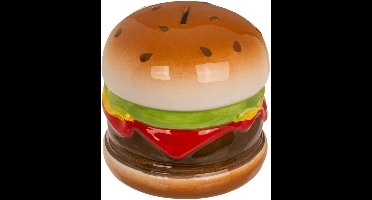 Out of the Blue spaarpot hamburger keramiek