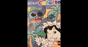 Disney Lilo&Stitch kleurboek - Colorio - Aloha Hawaii - 32 pagina's met kleurplaten
