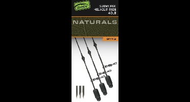 Fox Edges Naturals Submerge Heli-Clip Rigs 40lb 3st.