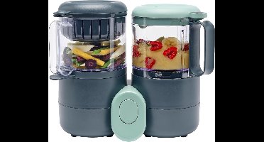 Core® Stoomkoker baby - Baby Stomer en Blender - 4-in-1 Multifunctionele Baby Cooker - Grijs- 35cm x 19cm x 30cm