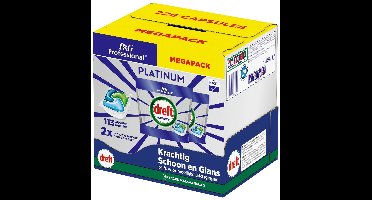 Dreft P&G Professional Vaatwastabletten platinum regular 2x113 tabletten