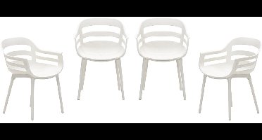 Garden Impressions Ceasar tuinstoelen set van 4 zand
