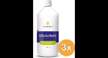 3x Vitakruid SilSolutions 1000 - Aardbei (1000 ml)