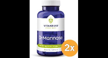 2x Vitakruid D-Mannose 500 (90 vega capsules)