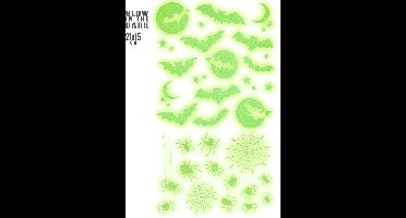 Halloween decoratie stickers Glow in the dark