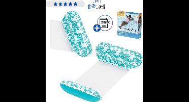 Bestway Comfort Plush Luchtbed – Opblaasbaar Zwemluchtbed voor Zwembad en Strand – Luxe Drijfmatras met Zachte Toplaag – Stevig Vinyl – Ideaal voor Zomer en Vakantie – Comfortabel Relaxen op het Water – Inclusief Reparatiepatch – Met Ebook