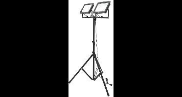 Dubbele LED bouwlamp 2 x 150W 2 x 15.500 lumen met statief 5000K