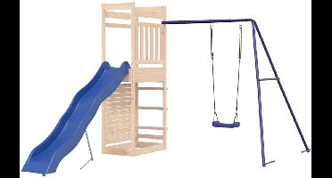 vidaXL - Speelhuis - massief - grenenhout