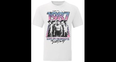 Stranger Things Season 5 - Hawkins 1987 Group Tour Poster Dames T-shirt - wit - M