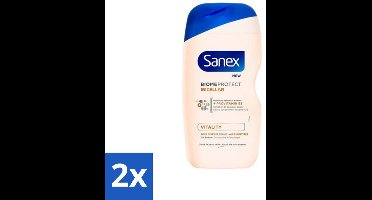 2 x Sanex - BiomeProtect Micellair - Douchegel - Vitaliteit - 0% Sulfaat - Alle Huidtypes - 400 ml - Sanex BiomeProtect - Micellair Douchegel - BiomeProtect Technologie - Milde Reiniging - Sulfatenvrij