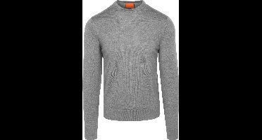 Suitable Merino Pullover Grijs - Maat XXL - Heren - Sweater