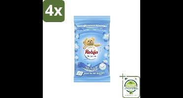 Robijn Droogtrommeldoekjes Morgenfris 20 stuks per verpakking - Voordeelverpakking - 4 stuks - Droogtrommeldoekjes - Wasgoed drogen