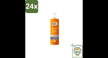 RoC – Zonnebrand Spray – Soleil Protect Moisturising SPF30 – 200 ml - Voordeelverpakking - 24 stuks - SPF 30 - Huidbescherming