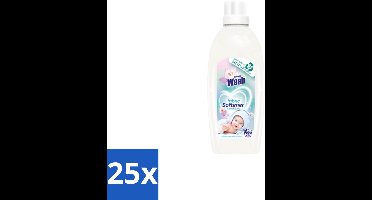 25 x At Home Wash – Wasverzachter Sensitive – Voor Babykleding – 750 ml - Babykleding Wasverzachter - Wasverzachter Voor Gevoelige Huid - Hypoallergene Wasverzachter - Wasverzachter Voor Pasgeborenen - Wasverzachter Voor Eczeem