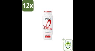 L'Oréal Elvive Total Repair 5 Shampoo 250 ml - Voordeelverpakking - 12 stuks - Beschadigd haar - Droog haar