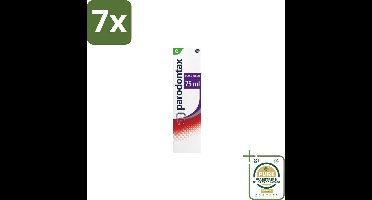 7 x Parodontax – Tandpasta – Ultra Clean – 75 ml - Grootverpakking - Tandpasta - Tandplak - Tandvlees - Bloedend Tandvlees - Fluoride