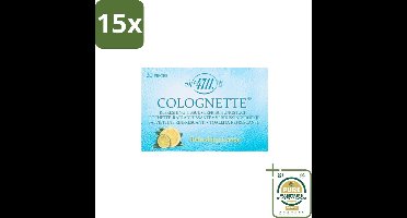 15 x 4711 – Colognette Tissues – Citrus – 20 Doekjes - Grootverpakking - 4711 Colognette Citrus - Citroen - Verfrissingsdoekjes - Citrusgeur - Verkoelend
