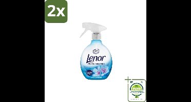 Lenor – Crease Releaser Spray – Spring Awakening – Kreukverwijderaar & Textielverfrisser – 500 ml - Voordeelverpakking - 2 stuks - Kreukverwijderaar - Textielverfrisser