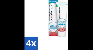 4 x Parodontax Tandpasta Complete Protection Extra Fresh 75 ml - Tandpasta - Tandvleesbescherming - Mondhygiëne - Bloedend Tandvlees - Tandplak