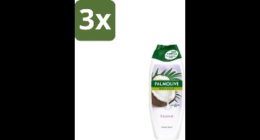 3 x Palmolive – Douchegel – Pure Coconut – 500 ml - Douchegel - Kokosgeur - Reiniging - Huid Verzorging - Hydraterende Douchegel