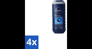 NIVEA Men Douchegel Total Relax 250 ml - Voordeelverpakking - 4 stuks