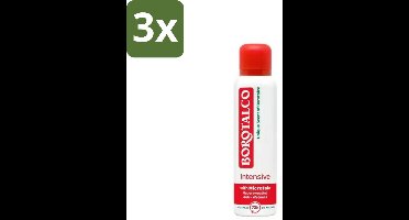 Borotalco Deospray Intensive 150 ml - Bulkverpakking - 3 stuks