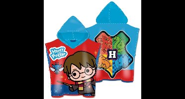 Harry Potter Strandponcho - 55 x 110 cm - Badponcho - Strandhanddoek - 1 stuk - Voor kinderen