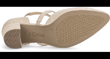 Gabor 343 Hakken Dames - Beige - Maat 38,5