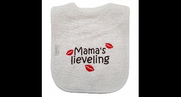Witte slab met "Mama's lieveling" - moeder, mamma, moederdag, kraamcadeautje, verjaardag, cadeautje, baby