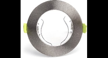 Integral inbouwspot Satijn Nikkel rond IP65 | zaagmaat 6cm | incl. GU10 fitting excl. lichtbron | GU10