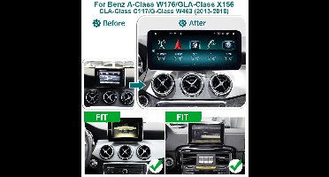 12,5'' Multimedia Navigatiesysteem – Autoradio – Touchscreen – CarPlay – Android Auto – Wireless Verbinding – Android 14 OS – GPS Navigatie – 8GB RAM & 128GB Opslag