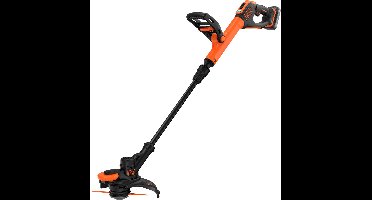BLACK+DECKER 18V Grastrimmer Accu 2.0Ah 25cm Strimmer met 2 messen - BCSTR918D1-QW