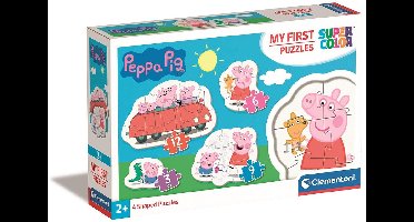 Clementoni - 4 puzzels in 1 - 3,6,9 en 12 stukjes - Peppa Pig - Puzzel Voor Kinderen - Vanaf 2 jaar