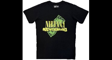 Nirvana - Nevermind Dollar Heren Tshirt - 2XL - Zwart