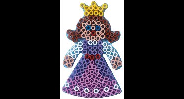 Hama MAXI PRINSES / MEISJE strijkkralen vormpje / figuur / grondplaat voor extra GROTE MAXI strijkparels (strijkkralenbordje / legbordje)