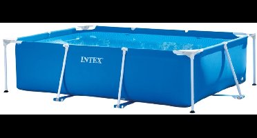 Intex Rectangular Frame Zwembad - 220x150x60 cm - Rechthoekig - Zwembad - Opzetzwembad - Rechthoekig Zwembad - Zwembad Tuin - Zwembad Familie