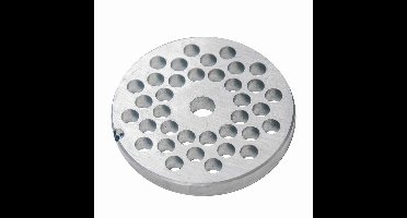 Mega-M Professionele Gehaktmolen Schijf - Ø 82 mm - Gaten 8 mm - RVS - Maalschijf voor Vleesmolen model wi.HO240.1200.sn - Corrosiebestendig