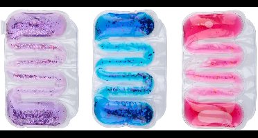Eddy Toys Sensorisch Speelgoed Waterzak - Sensory Water Bag met Glitters - Fidget Speelgoed voor Kinderen - Stress Speelgoed Kinderen - Knijpspeelgoed - 1 willekeurige set