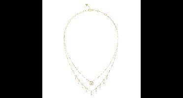 Guess Jewellery JUBN06273JWYGT-U Dubbele Ketting Goudkleurig