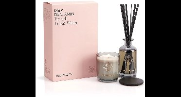 Max Benjamin Geurkaars & Geurstokjes Cadeauset - French Linen Water