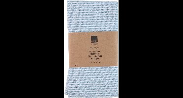 Arti Casa Tafelloper 35x150 cm - Tafelloper Blauw Gestreept - Tafelloper voor Eettafel - Langwerpige Tafel Decoratie - Blauw en Wit