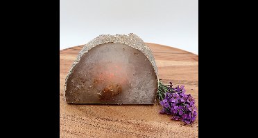 Edel-gedenk-steen waxinelicht Agaat