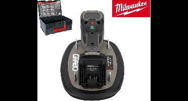 Grabo Pro Brushless in Koffer - met Milwaukee 18V Accu aansluiting - 120 kg hefvermogen