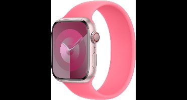 Apple Siliconen solobandje voor de Apple Watch | 44/45/46/49 mm - Maat 11 - Pink