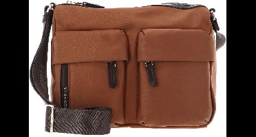 MANDARINA DUCK schoudertas Hunter Crossover Pecan Nut terracotta