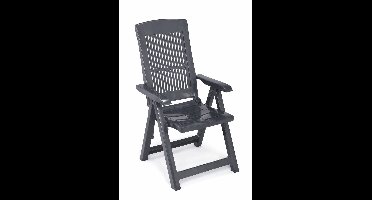 Verstelbare tuinstoel - Antraciet